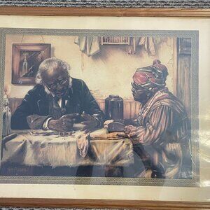 A Penny Short, Art by Harry Roseland (23.5 x 29.5, in Wooden Frame).